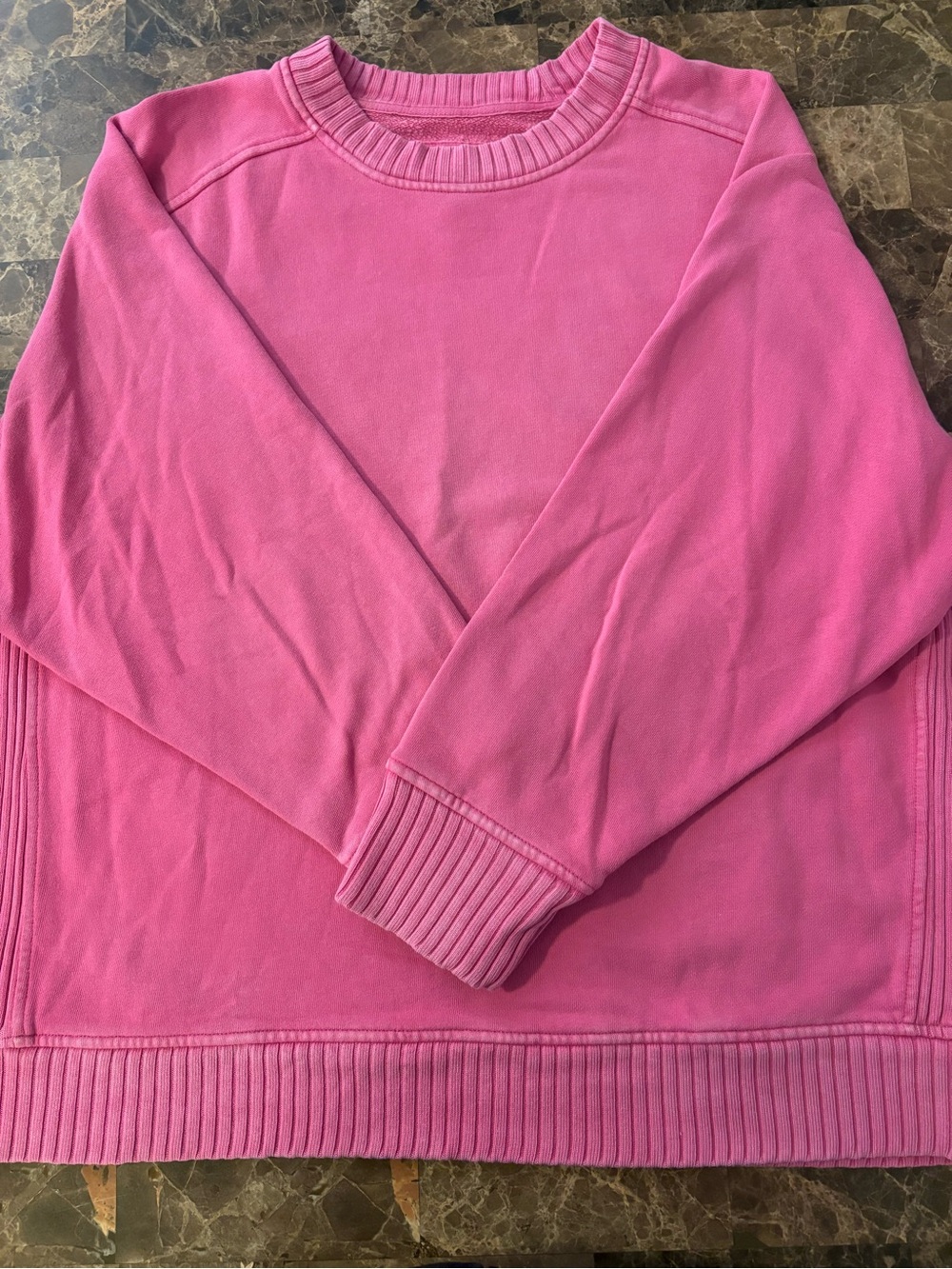 aerie Bright Pink Crewneck Sweater